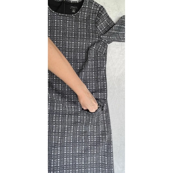 Ann Taylor Dress Womens Petite XS Black White‎ Career Office Siren Finance Babe - Picture 5 of 8
